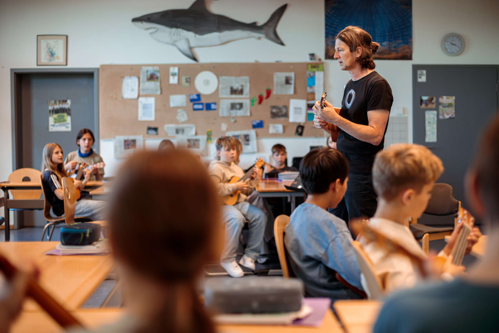Unterricht vor der Klasse